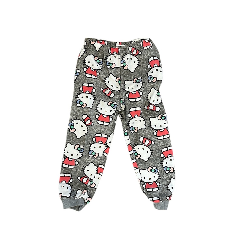 Hello Kitty Gray Graphic sweatpants
